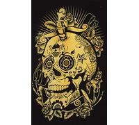 AVA Collections Skull Tapestries Grateful dead Tapestry psychedelic Tapestry Wall hanging Hippie Hippy Dorm Decor Hippie Bohemian College Dorm Tapestry Wall Hanging (Yellow)
