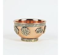 AVA Collections Small Altar Witchcraft Serving, Offering or Smudging Bowl, Magic Accessory for Wicca Potions (7 Chakra Bowl)