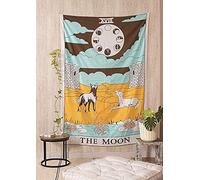 AVA Collections Tarot Card The Star Wall Hanging Tapestry Meditation Medieval Tarot Decor Wall Tapestry For Bedroom Dorm Room 85x54 inches (Tarot Star)