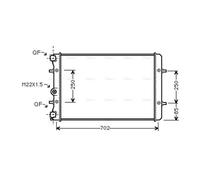 AVA AI2155 Cooling Radiator