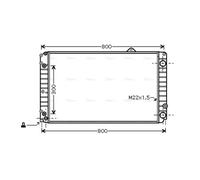 AVA COOLING SYSTEMS AIA2099 Engine radiator