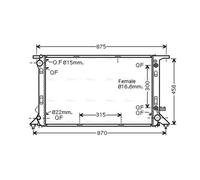 AVA AIA2291 Cooling Radiator