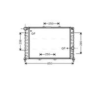 AVA COOLING SYSTEMS ALA2091 Engine radiator