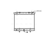 AVA AU2132 Cooling Radiator