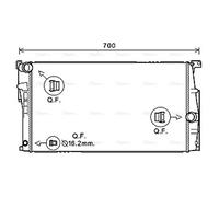 AVA BW2453 Cooling Radiator