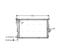 PRASCO BWA2278 Engine radiator