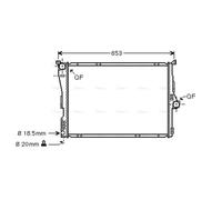 AVA BWA2291 Cooling Radiator