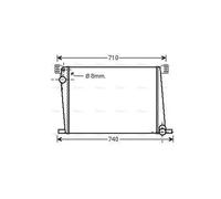 PRASCO BWA2356 Engine radiator