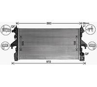 PRASCO CN2322 Engine radiator