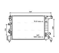 AVA COOLING SYSTEMS CTA2047 Engine radiator