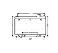 AVA COOLING SYSTEMS DN2304 Engine radiator