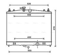 AVA DN2338 Cooling Radiator