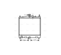 PRASCO DNA2247 Engine radiator
