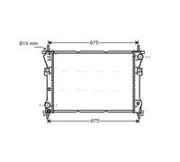 AVA FD2319 Cooling Radiator