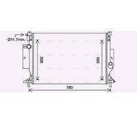 AVA FD2643 Cooling Radiator