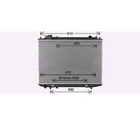 AVA COOLING SYSTEMS FD2664 Engine radiator
