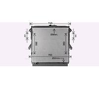 AVA Coolant Radiator FD2667 for FORD USA RANGER (2011) 2.2 TDCI etc