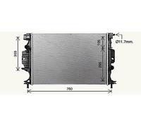 PRASCO FD2689 Engine radiator