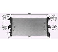 AVA COOLING SYSTEMS FT2481 Engine radiator