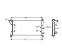 PRASCO FTA2292 Engine radiator