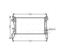 AVA FTA2380 Cooling Radiator