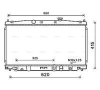 PRASCO HD2288 Engine radiator