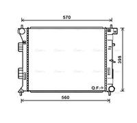 AVA HY2338 Cooling Radiator