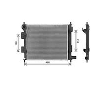 AVA Coolant Radiator HY2578 for HYUNDAI GRAND I10 (2014) 1.2 CVVT etc