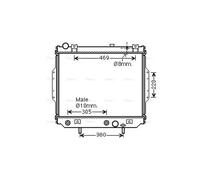 AVA COOLING SYSTEMS JE2071 Engine radiator