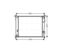 AVA COOLING SYSTEMS KAA2143 Engine radiator