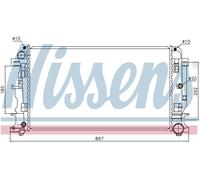 AVA COOLING SYSTEMS MS2402 Engine radiator