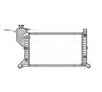 AVA Coolant Radiator MSA2183 for MERCEDES-BENZ SPRINTER SERIES B901/B902 (1995)