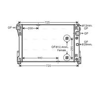AVA MSA2546 Cooling Radiator