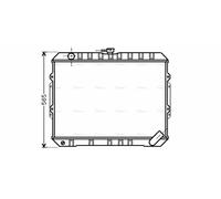 AVA COOLING SYSTEMS MT2187 Engine radiator