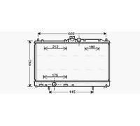 AVA COOLING SYSTEMS MT2195 Engine radiator