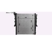 AVA COOLING SYSTEMS MT2281 Engine radiator