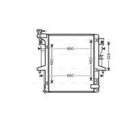AVA MTA2202 Cooling Radiator