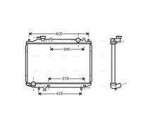 AVA COOLING SYSTEMS MZ2171 Engine radiator