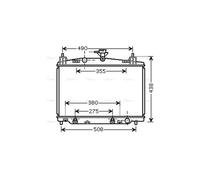 AVA COOLING SYSTEMS MZ2212 Engine radiator