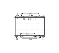 PRASCO OL2455 Engine radiator