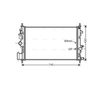 AVA COOLING SYSTEMS OL2468 Engine radiator