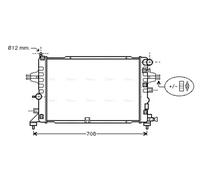 OPEL ASTRA H 2004-2014 CARAVAN OPEL ASTRA (2004) 2.0 Radiator OLA2381