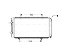 AVA COOLING SYSTEMS PEA2268 Engine radiator