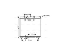 AVA PEA2298 Cooling Radiator