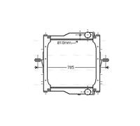 VOLVO 240 Kombi Radiator Kerax 37018 1005-0809 Iator 1974-1993