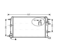 PRASCO RT2414 Engine radiator