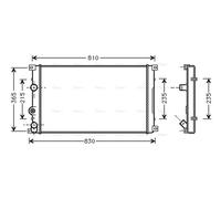 PRASCO RTA2276 Engine radiator