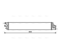 Fits AVA RTA2559 WATER COOLER OPEL MOVANO (2010) 2.3 CDTI