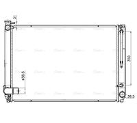 AVA COOLING SYSTEMS TO2791 Engine radiator