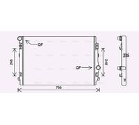 AVA VN2398 Cooling Radiator